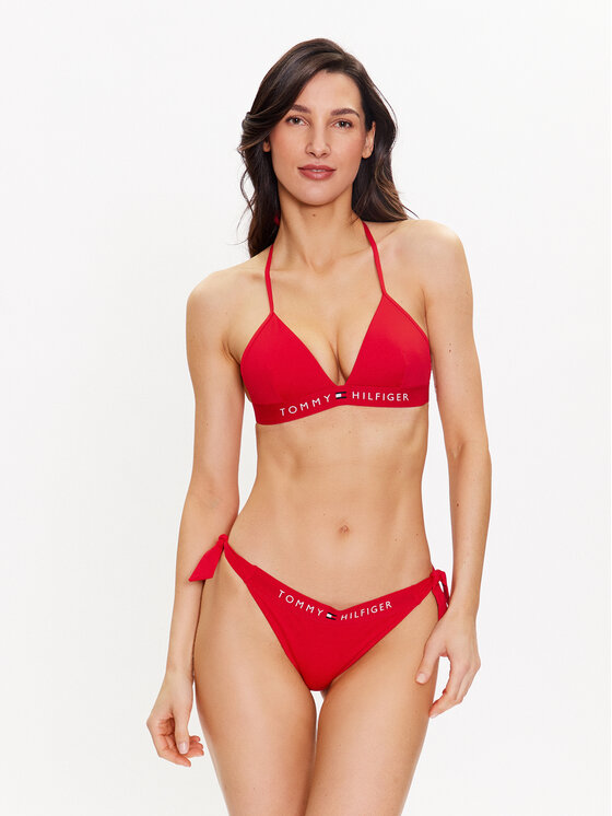 Tommy Hilfiger Tommy Hilfiger Donji dio kupaćeg kostima UW0UW04497 Crvena