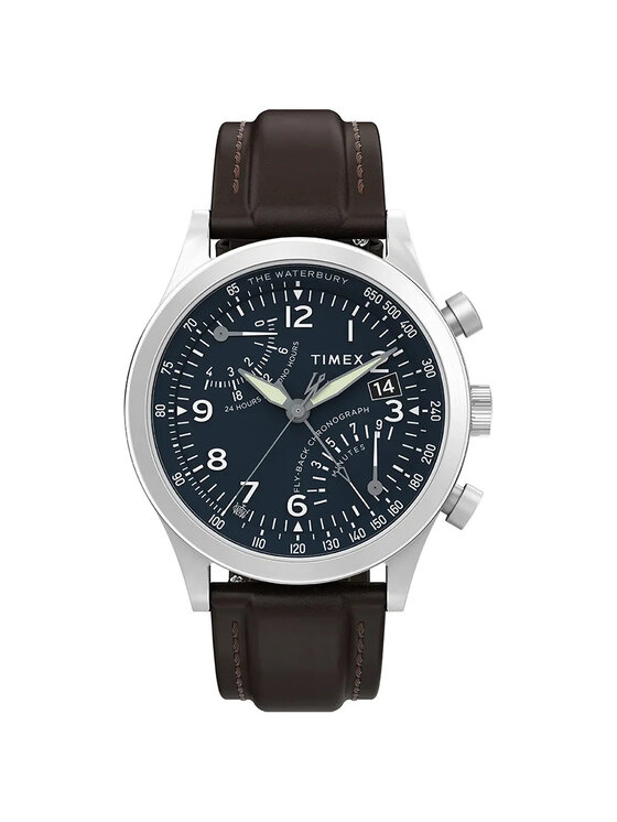 Timex Timex Zegarek TW2W47900 Brązowy