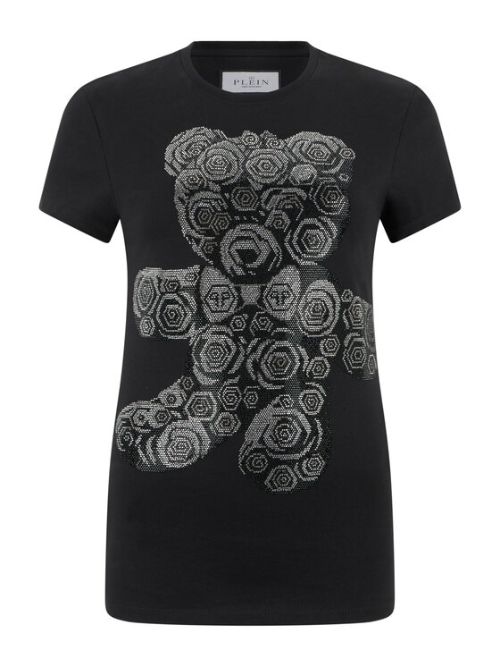 PHILIPP PLEIN PHILIPP PLEIN Tričko 31062 Čierna Skin Tight Fit