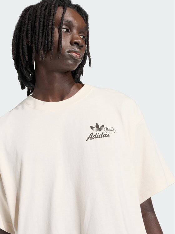 adidas adidas T-Shirt 163030 Biały Oversize