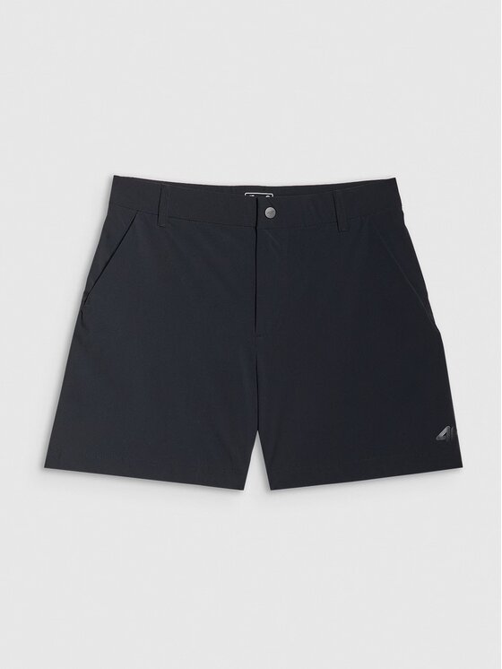 4F 4F Šortky 4FWSS25TFSHF0994-20S Černá Regular Fit