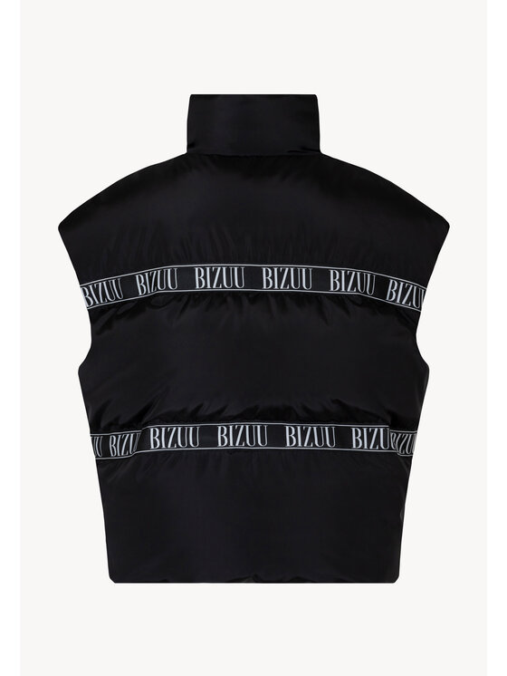 BIZUU BIZUU Kamizelka AYASE Czarny Standard Fit