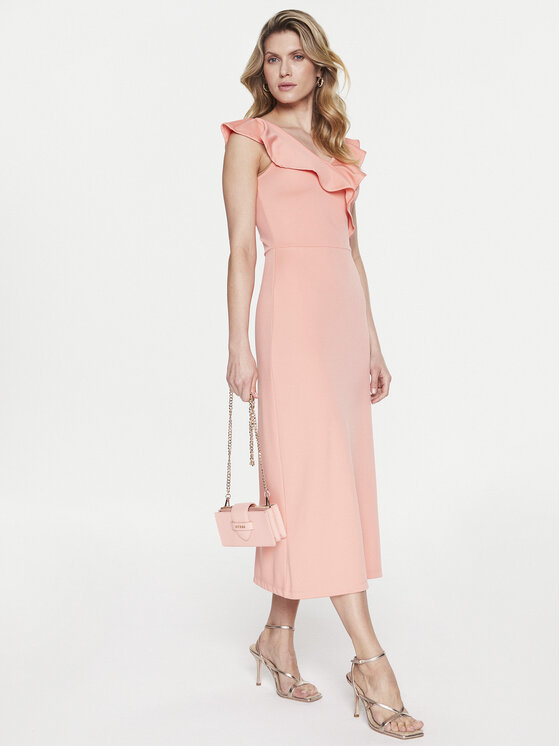 Silvian Heach Silvian Heach Hétköznapi ruha GPP23299VE Narancssárga Regular Fit