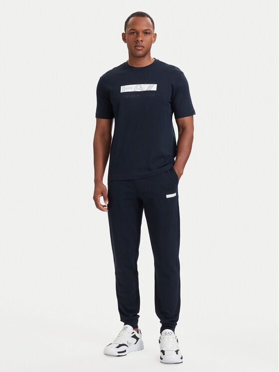 EA7 Emporio Armani EA7 Emporio Armani T-Shirt 7M002415 AF10375 MB149 Tmavomodrá Regular Fit