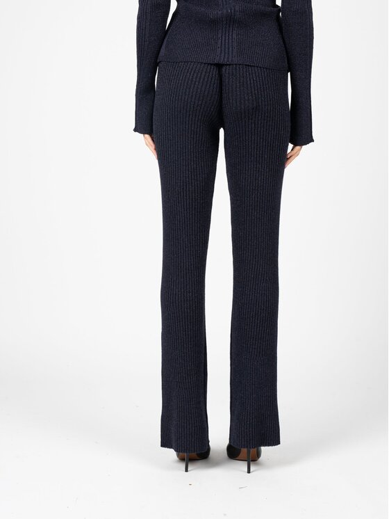 PINKO PINKO Kalhoty z materiálu 100725 A0EV | Campanello Pantalone Tmavomodrá Slim Fit