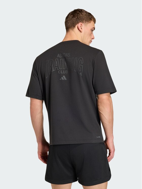 adidas adidas Koszulka techniczna 163164 Czarny Oversize