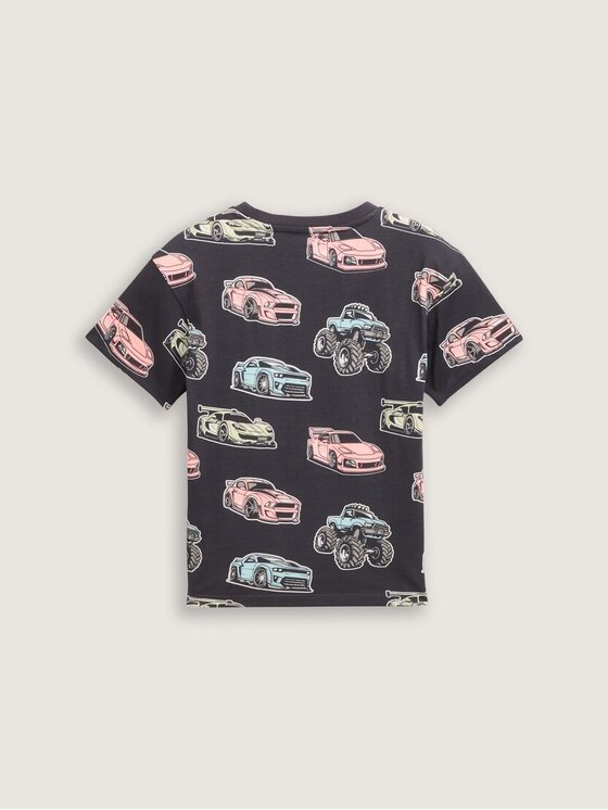 Dziecięcy T-Shirt Tom Tailor, Rozmiar 104/110, Czarny, 1046527-37796