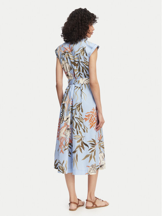Marella Marella Košeľové šaty Padana 2613221202 Modrá Regular Fit