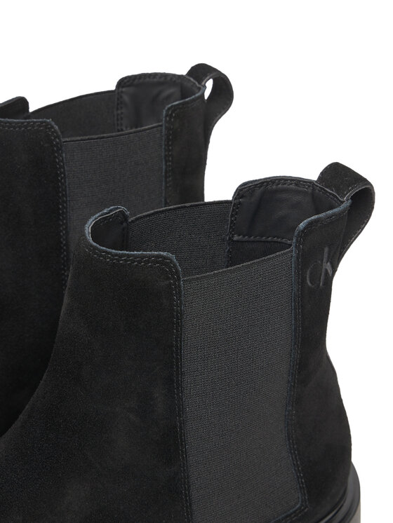 Calvin Klein Calvin Klein Jātnieku stila puszābaki Combat Ess Chelsea Boot Su YM0YM01372 Melns