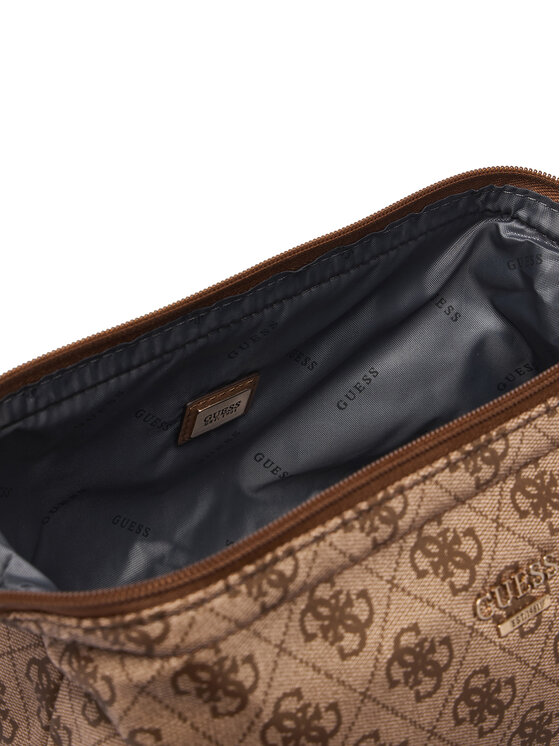 Guess Guess Косметичка Adrian Logo Travel TWNB21 68851 Світло-коричневий