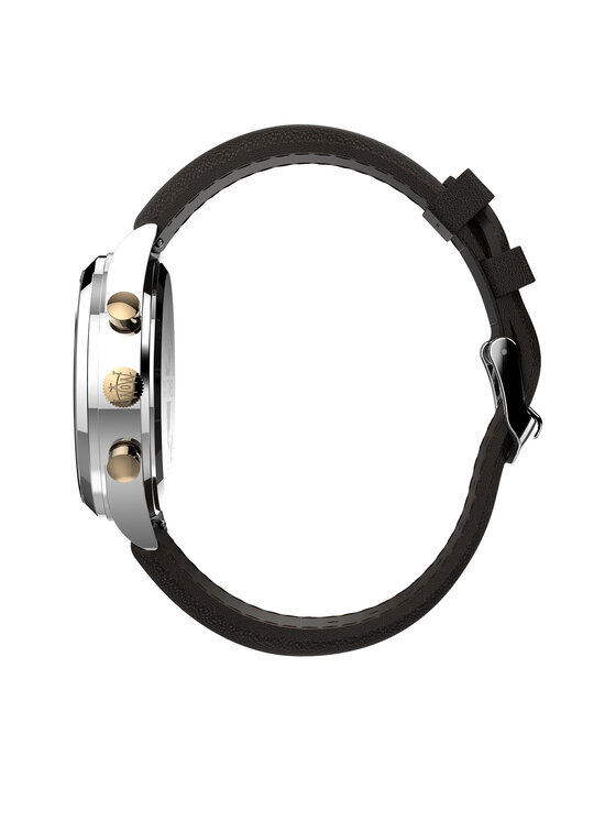Timex Waterbury TW2R70700D7 Orologio Uomo Cronografo Al Quarzo - Cinturino In Pelle Genuina, Cassa In Acciaio, Design Senza Tempo, Collezione Waterbury - 3