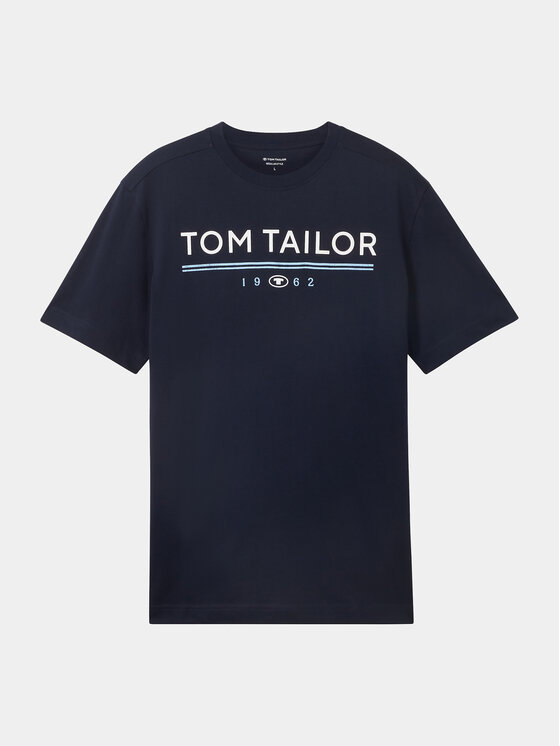 Tom Tailor Tom Tailor Marškinėliai 1040988 Tamsiai mėlyna Regular Fit