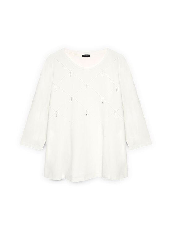 Fiorella Rubino Fiorella Rubino T-shirt G095L008772N011 Bianco A-Line Fit