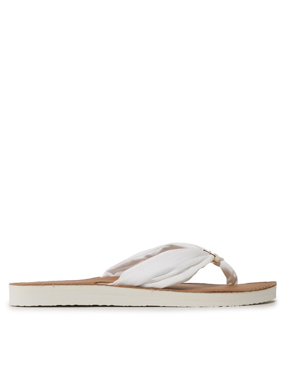 Tommy Hilfiger Tommy Hilfiger Japanke Th Elevated Beach Sandal FW0FW06985 Bijela