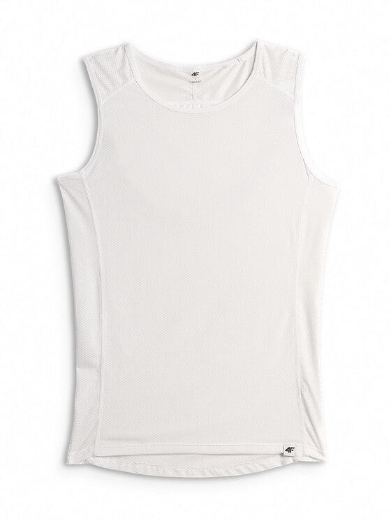 4F 4F Koszulka rowerowa ALTERNATIVE PATH Biały Slim Fit