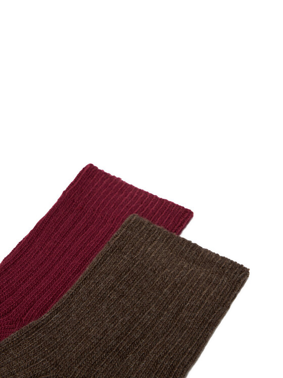 Nine West Nine West Lange Socken CEO_LA_NW_12744_Z_AW25 (2-PACK) Braun