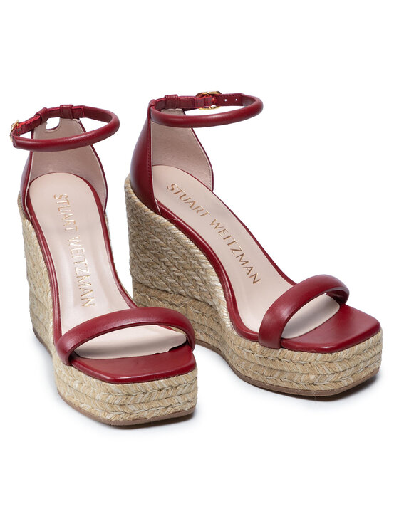 Stuart Weitzman Stuart Weitzman Еспадрильї Nudist Espadril Wedge S0996 Червоний