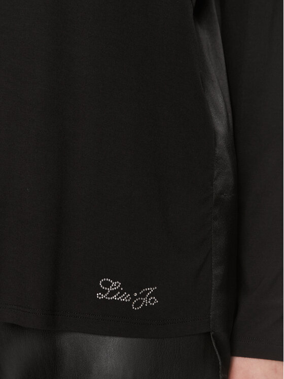 Liu Jo Liu Jo Μπλουζάκι 5F3109 J5360 Μαύρο Regular Fit