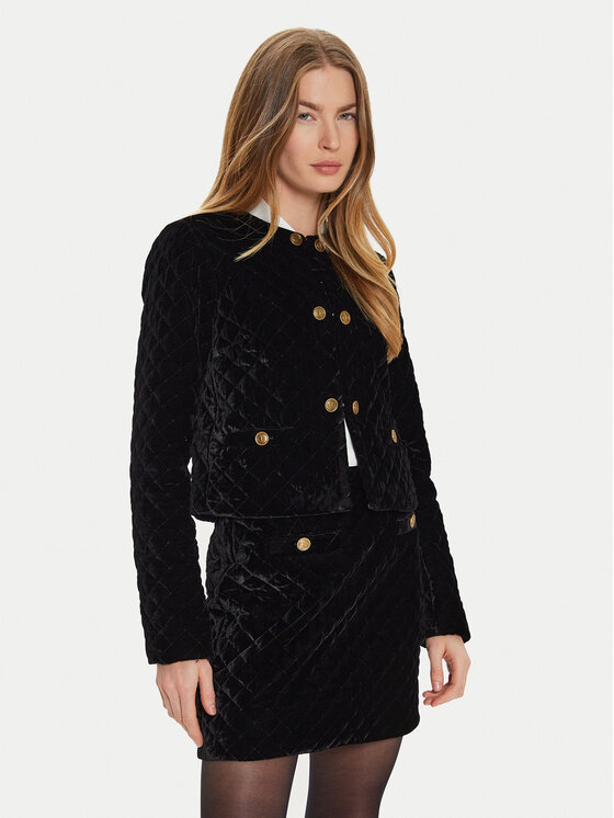 TWINSET TWINSET Suknjič 242TT2140 Črna Regular Fit