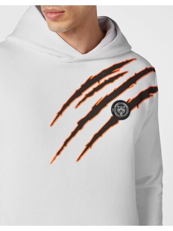 Plein Sport Plein Sport Mikina 507 Biela Regular Fit