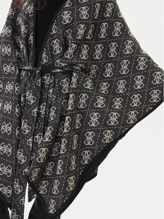 Guess Guess Pončo AW5422 POL03 Črna Relaxed Fit