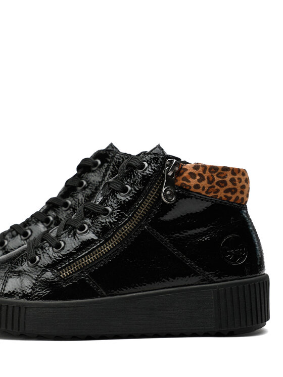 Rieker Rieker Schnürschuhe M6434-01 Schwarz