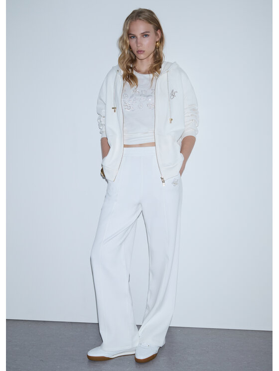 Liu Jo Liu Jo Pantaloni di tessuto TF6213J395810701 Bianco Regular Fit