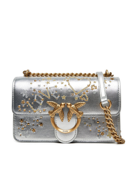 PINKO Pinko Soma Love One Mini Dc AI 24-25 PLTT 100074 A1YW Sudraba