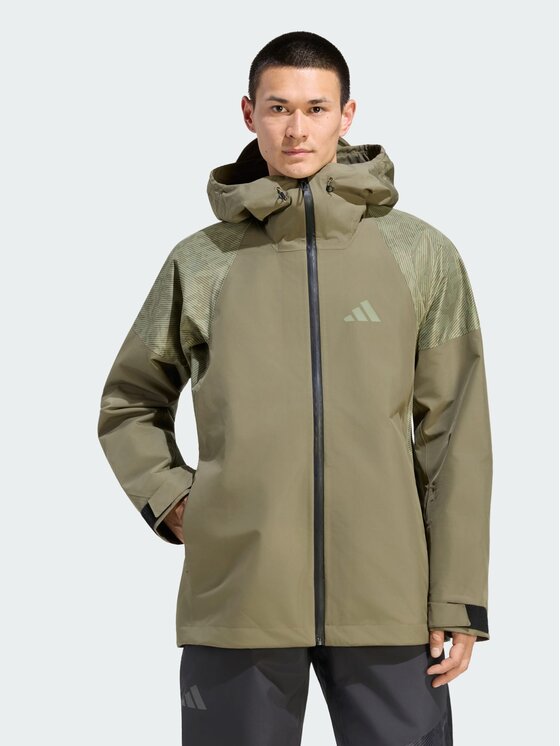 adidas adidas Kurtka narciarska 170026 Khaki Regular Fit