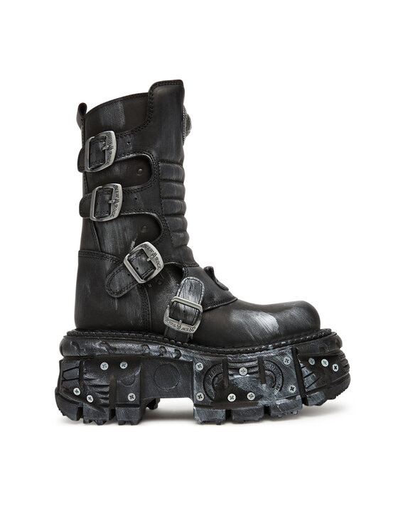 NEW ROCK NEW ROCK Čizme M-373SC-C1 Siva