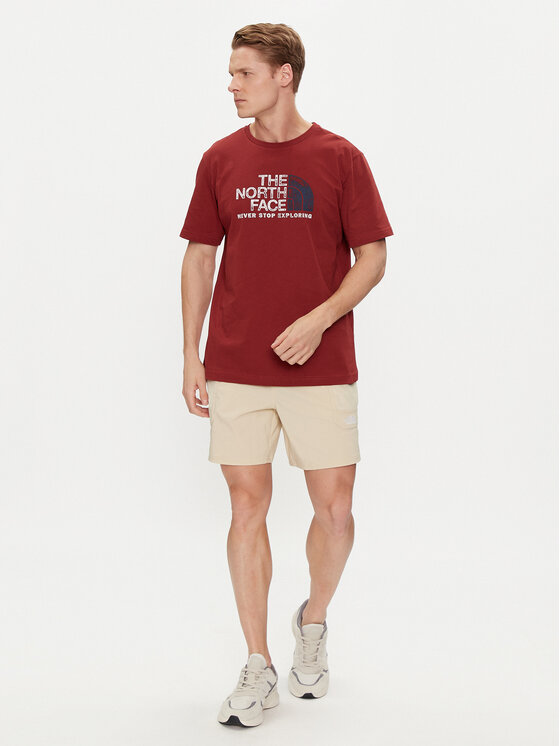 The North Face The North Face T-shirt Rust 2 NF0A87NW Crvena Regular Fit