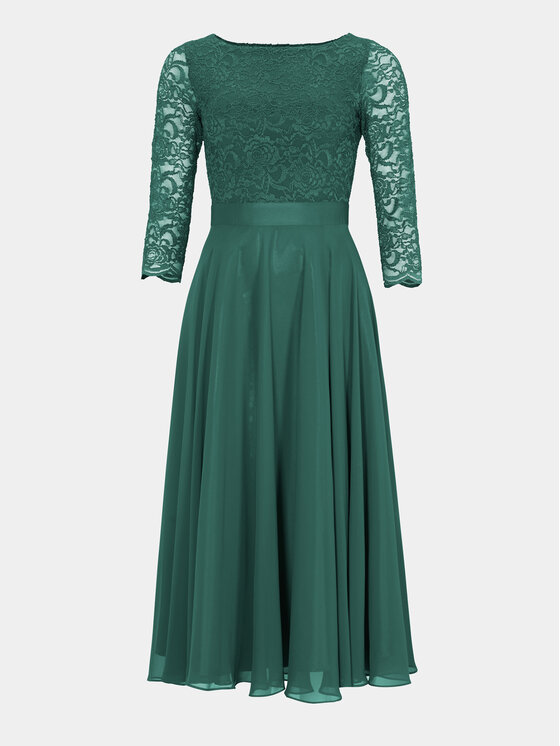 Swing Swing Kokteilinė suknelė 77761710 Žalia Regular Fit