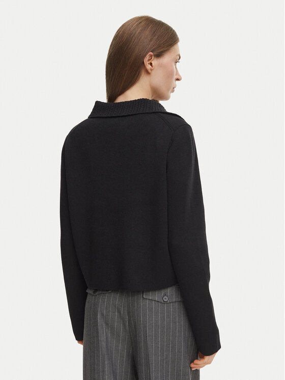Tommy Hilfiger Tommy Hilfiger Кардиган WW0WW51426 Черен Regular Fit