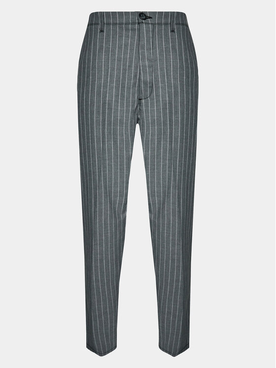 Redefined Rebel Redefined Rebel Chino kalhoty 226151 Šedá Regular Fit