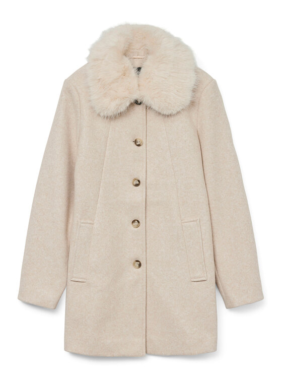 Vero Moda Vero Moda Pārejas mētelis Autumn 10331559 Bēšs Regular Fit