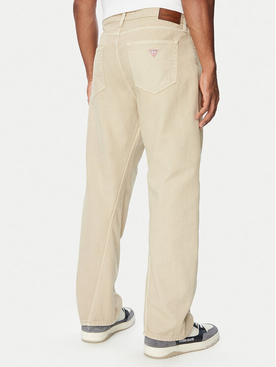 Guess Jeans Guess Jeans Τζιν M6YAB3 W2742 Ανοιχτό μπεζ Relaxed Fit