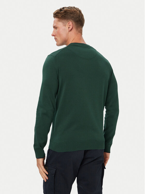 Aeronautica Militare Aeronautica Militare Sweter 262MA1631UL00506 Zielony Regular Fit