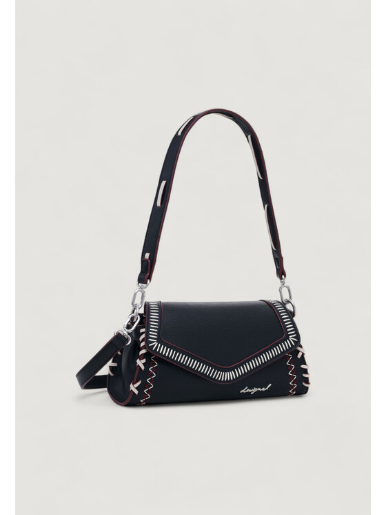 Desigual Desigual Σάκος BAG_MANHATTAN_PESPUNTES Z Μαύρο