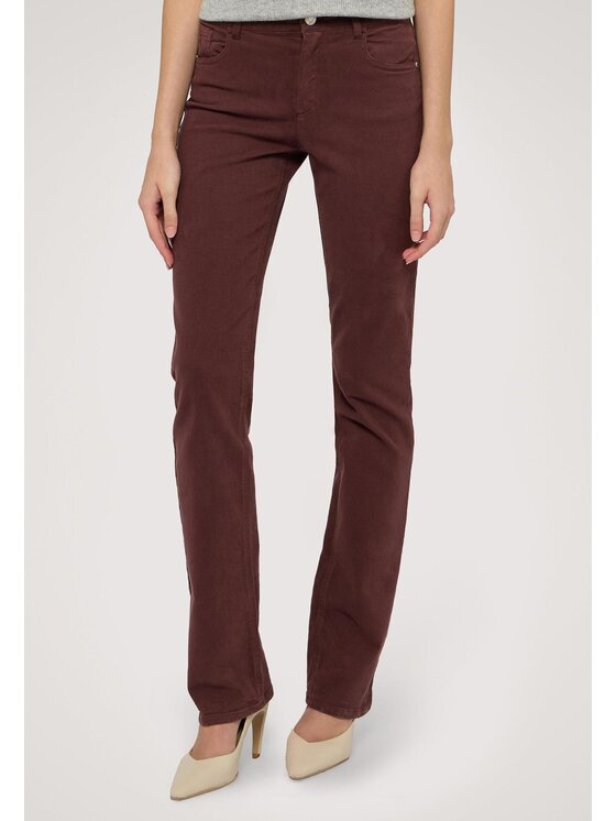 Trussardi Trussardi Pantaloni di tessuto P7019200291N022 Marrone Regular Fit