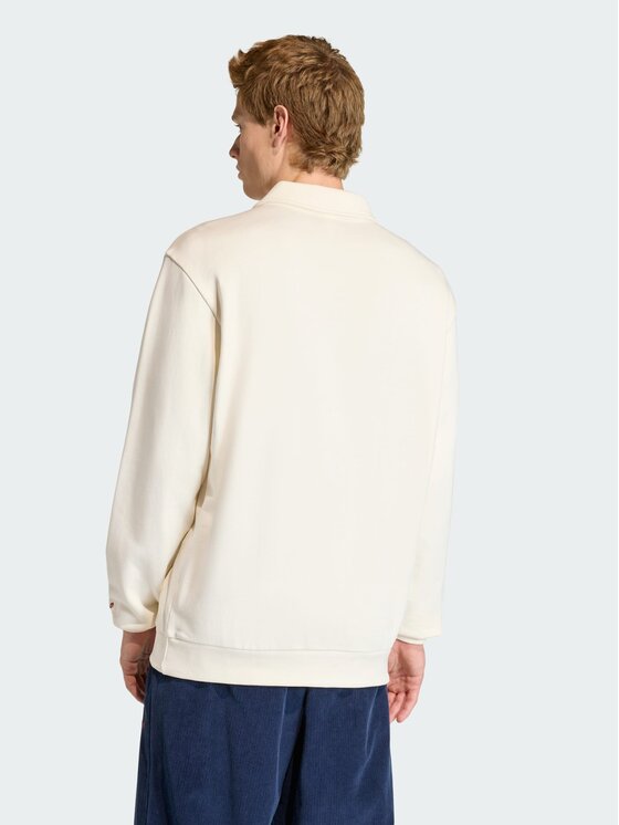 adidas adidas Bluza 161582 Biały Loose Fit