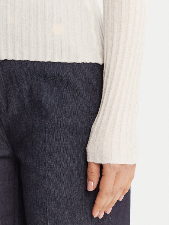 Guess Guess Pulover W5BR62 Z0890 Écru Slim Fit