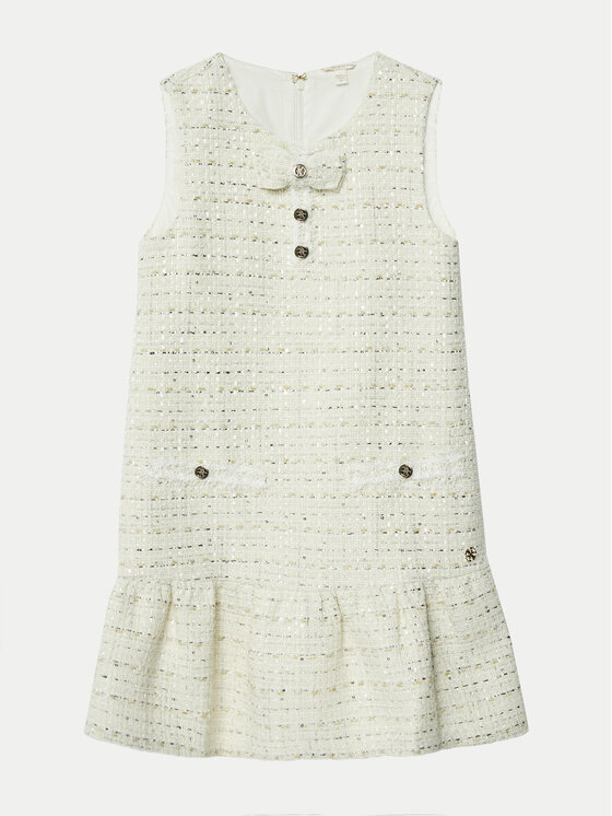 Guess Guess Rochie de zi J5RK05 WGXO0 Écru Regular Fit