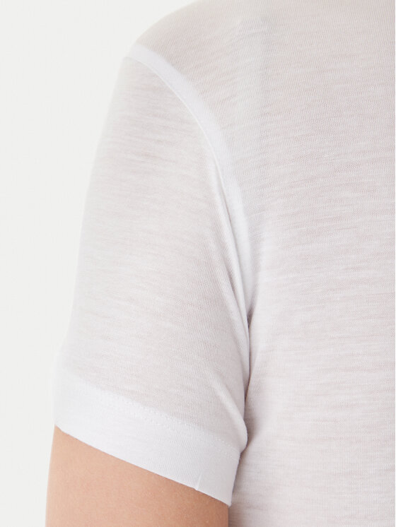 Guess Guess T-Shirt W5GP31 KCSX2 Biały Classic Fit