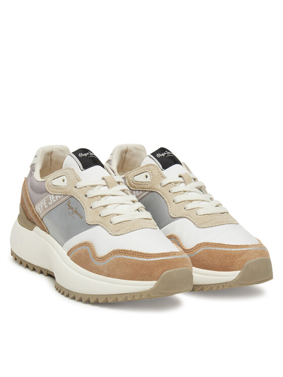 Pepe Jeans Pepe Jeans Sneakersy Kimi Glam PLS60042 Beżowy
