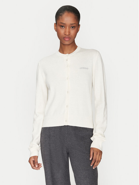 2NDDAY 2NDDAY Cardigan Vinny 2252341408 Écru Regular Fit