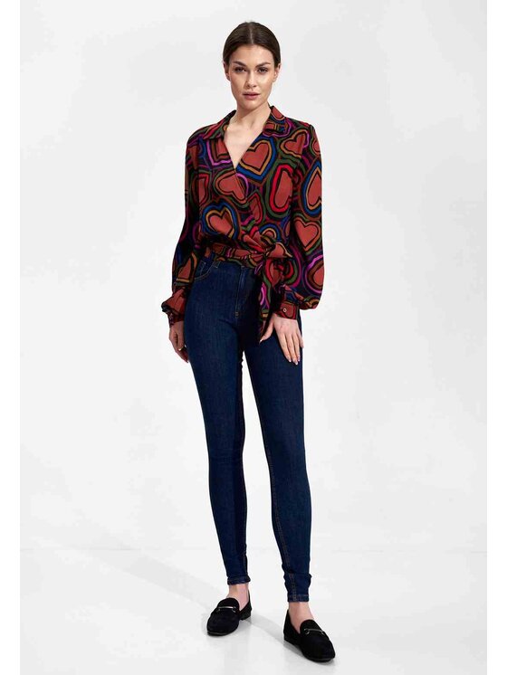FIGL FIGLFIGL Blusa M868 Multicolore Regular Fit