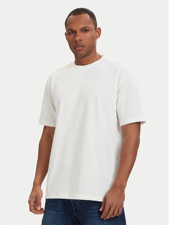 G-Star Raw Tricou Slub D28889-E512 Crem Relaxed Fit
