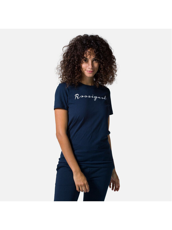T-Shirt Rossignol, Rozmiar M, Grantowe, W Logo Rossi Tee