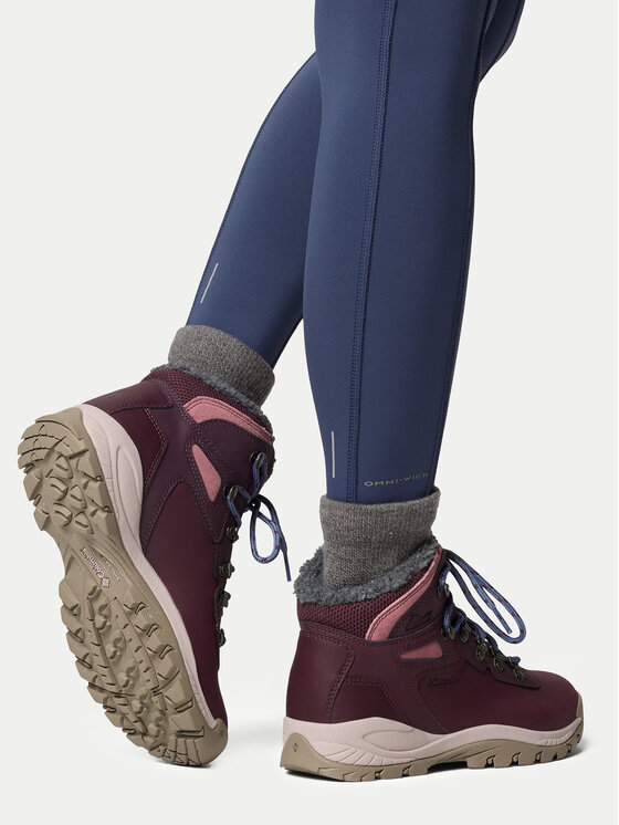 Columbia Columbia Trekking čevlji Newton Ridge Wp Omni-Heat II 2100221 Bordo rdeča