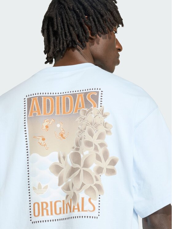 adidas adidas T-Shirt 167790 Niebieski jasny Loose Fit